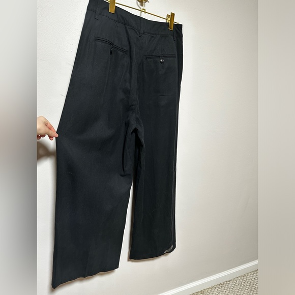 🆕 Madewell The Harlow Wide-Leg Pant Black - Picture 11 of 11
